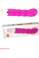 Female Vibrator’s Uyarıcı Silikon Vibratör Aç Kapa Titreşimli 17 cm Uzunluğunda 2 Adet 3 A Pilile Çalışır Çift Kullanım Anal Vajinal Silikon Gövde 17 Cm Boğumlu Vibratör