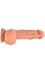 25 Cm Gerçekçi Ten Dokusunda Kalın Damarlı Kıkırdaklı Bükülebilir Vantuzlu Dildo Penis