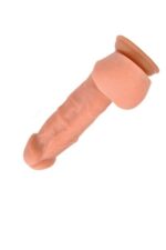 25 Cm Gerçekçi Ten Dokusunda Kalın Damarlı Kıkırdaklı Bükülebilir Vantuzlu Dildo Penis