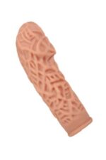 Cock Sleeve penisler Için Çok Özel Üretim Kılıf realistik Et Dokusunda Silikon Materyel üzerindeki Yumuşak Doku ve Özel Kabartmalr sayesinde Uyarıcı Arttırıcı Özellik