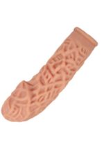 Cock Sleeve penisler Için Çok Özel Üretim Kılıf realistik Et Dokusunda Silikon Materyel üzerindeki Yumuşak Doku ve Özel Kabartmalr sayesinde Uyarıcı Arttırıcı Özellik