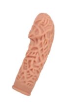 Cock Sleeve penisler Için Çok Özel Üretim Kılıf realistik Et Dokusunda Silikon Materyel üzerindeki Yumuşak Doku ve Özel Kabartmalr sayesinde Uyarıcı Arttırıcı Özellik