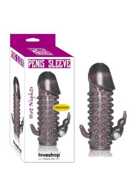 Penis Sleeve Vibrating Kılıf Titreşimli Klitoris Uyarıcı Çıkıntılı