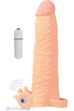 X-Tender Series – X-Tender Realistik Sleve – 19 cm Uzunluk – 5,6 cm Uzatma – Titreşimli Sleve – 120 gr Ağırlığında – Gerçekçi Ten Dokusunda