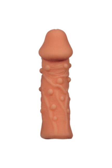 Cock Sleeve penisler Için Çok Özel Üretim Kılıf realistik Et Dokusunda Silikon Materyel üzerindeki Yumuşak Doku ve Özel Kabartmalr sayesinde Uyarıcı ve Haz Arttırıcı Özellik