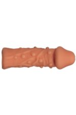 Cock Sleeve penisler Için Çok Özel Üretim Kılıf realistik Et Dokusunda Silikon Materyel üzerindeki Yumuşak Doku ve Özel Kabartmalr sayesinde Uyarıcı ve Haz Arttırıcı Özellik