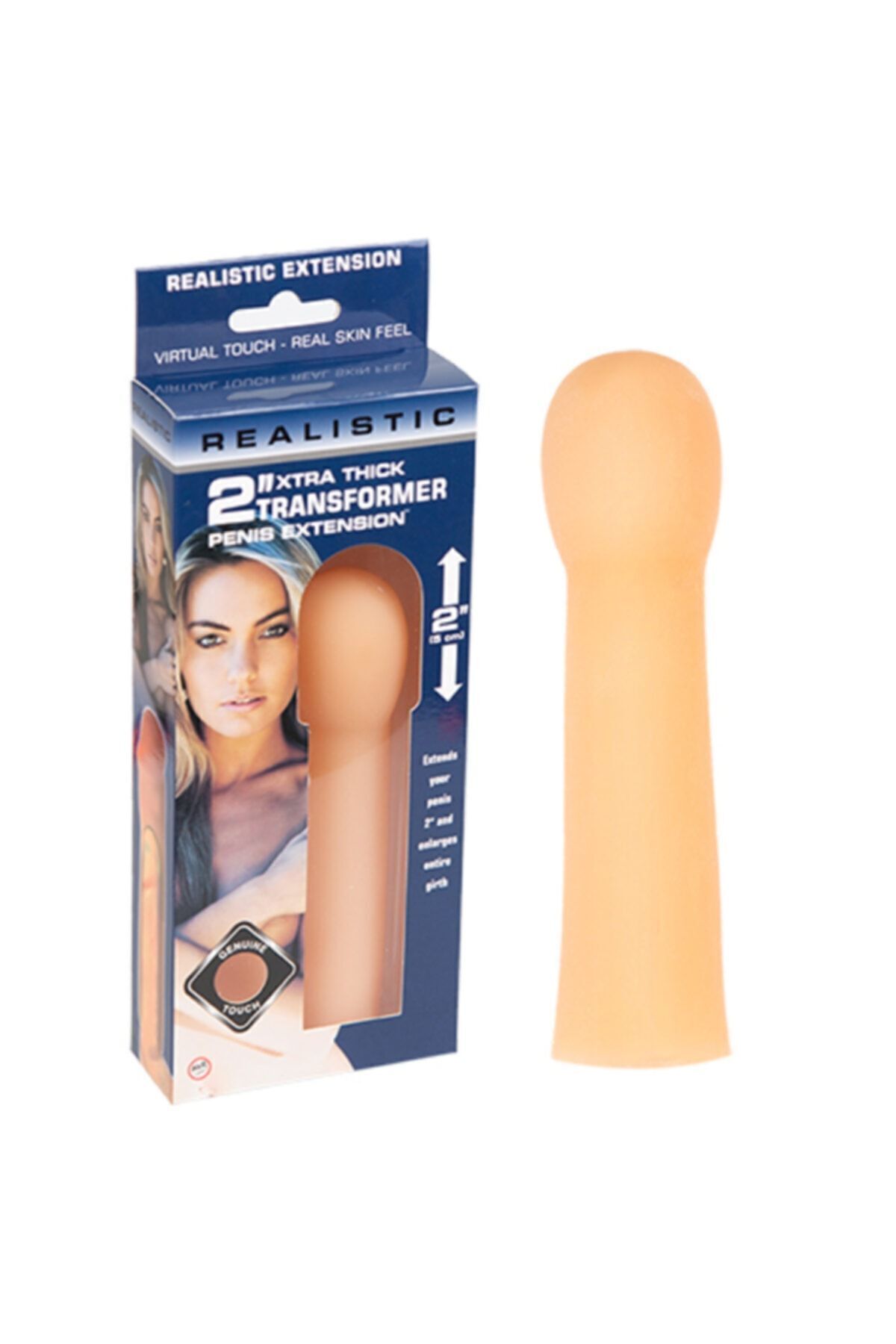 Esnek 5 Cm Dolgulu Gerçekçi Ten Dokusu Penis Uzatma Kılıfı Esnek 5 Cm Dolgulu Gerçekçi Ten Dokusu Penis Uzatma Kılıfı