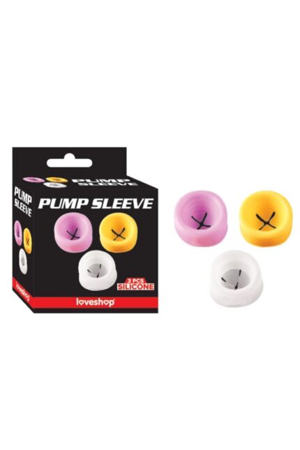 Pump Sleve 3 Renkli Pompa Başlığı 3 Adet