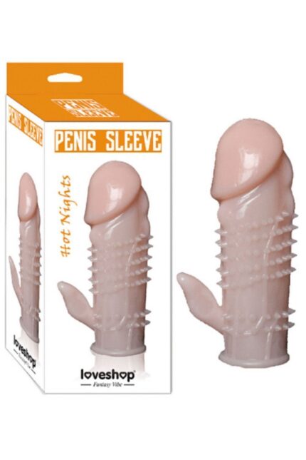 Penis Sleeve/Titreşimli Klitoris Uyarıcılı Penis Kılıfı/ Vibrating