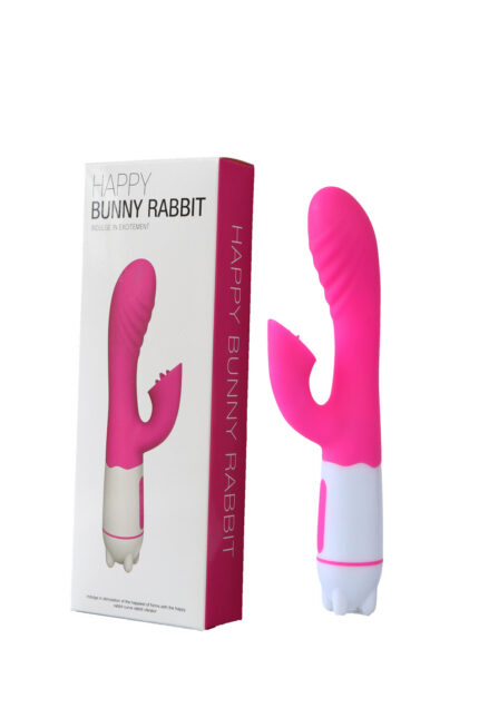 Happy Bunny Rabbit/USB Şarjlı/19 cm /36 Mod Titreşim Klitoris Uyarıcı Tavşan Vibratör