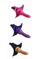 Harnes Silikon Vibratör Pembe Renk – 10 Fonksiyonlu Titreşim – 100% Silikon – Belden Bağlamalı Vibratör – 16 cm Pembe