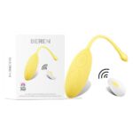 BEREN Vibratör/Vajinal Ve Anal Kullanım/USB Şarjlı/Uzaktan Kumandalı/12 Fonksiyon Titreşimli 7 cm (Top) Uzunluğu, 3 cm Eninde