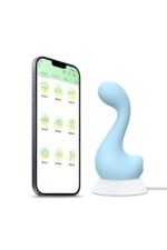 Swan-B App -Lila Renkli Vibratör 7 Emme ve Titreşim Modu Vajinal-Anal Kullanım Iç Çamaşır Içinde Kullanım , Günlük Hayatta Kulanılabilme 13.5 cm Yükseklik(Uzunluk), 6,5 cm Eninde