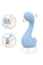 Swan-B App -Lila Renkli Vibratör 7 Emme ve Titreşim Modu Vajinal-Anal Kullanım Iç Çamaşır Içinde Kullanım , Günlük Hayatta Kulanılabilme 13.5 cm Yükseklik(Uzunluk), 6,5 cm Eninde