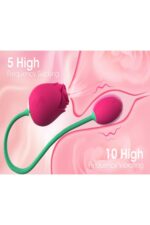 Rose Vibratör 5 Fonksiyonlu Emme Özelliği Vajinal-Klitoris ve G Uyarıcı Olarak Kullanıma Uygun Çift Motorlu 10 Mod Güçlü Titreşim Klitoris – G Nokta Uyaran Usb Şarj 7.6 Cm Gül Vibratör