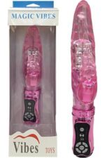 Magic Vibes Sophie / -38 Fonksiyonlu Titreşim -Su Geçirmez Klitoris Uyarıcılı – Tavşan Vibratör – Pembe Renkli -Rotasyonlu – 28 cm Uzunluğunda