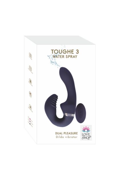 Dual Pleasure Vibrator / Su Fışkırtmalı Vibratör Çift Motorlu 10 Fonksiyon, Kumandalı Güçlü Titreşim Modu G Noktası ve Klitoris Uyarıcı