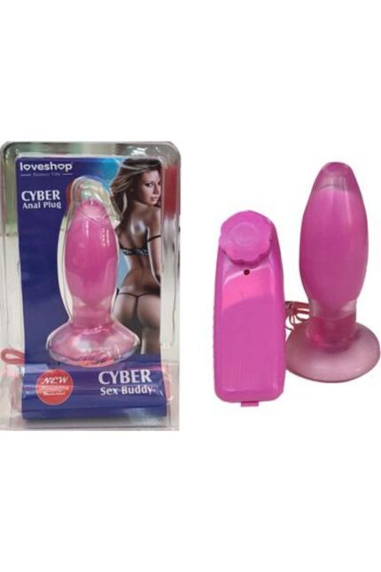 Cyber Titreşimli Mor Renkli Anal Plug – 10 cm Uzunluk