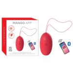 Mango App Vibratör Teleofon Uygulamalı Vajinal-Anal-Klitoris Uyarıcı Yeni Nesil Vajina Haz Yumurtası – 7 Mod – 8.5 cm – Şarj Edilebilir – Pembe – Müziğe Uyumlu Ritimler