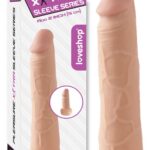 5cm Dolgu Uzatmalı Toplam 17 cm Penis Kılıfı – Ten Hassasiyetinde Tpi Materyal