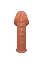 Ekstra Dolgu İle Kalınlaştıran Penis Kılıfı – COCK SLEEVE Kabatma Desenli Tırtıklı