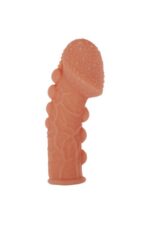 Ekstra Dolgu İle Kalınlaştıran Penis Kılıfı – COCK SLEEVE Kabatma Desenli Tırtıklı