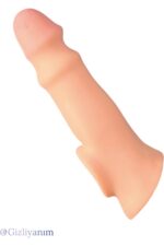 X-Tender Series-X-Tender Realistik Sleve – 18 cm Uzunluk. 5 cm Uzatma- 140 gr Ağırlığında – Gerçekçi Ten Dokusunda18 cm Yüksek Kalite, Gerçekçi Ten Dokulu Penis Kılıfı Testis Geçmeli 5 cm Dolgulu