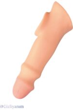 X-Tender Series-X-Tender Realistik Sleve – 18 cm Uzunluk. 5 cm Uzatma- 140 gr Ağırlığında – Gerçekçi Ten Dokusunda18 cm Yüksek Kalite, Gerçekçi Ten Dokulu Penis Kılıfı Testis Geçmeli 5 cm Dolgulu