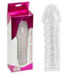 Tırtıklı Uyarıcı Yapıda Silikon Prezervatif Penis Kılıfı