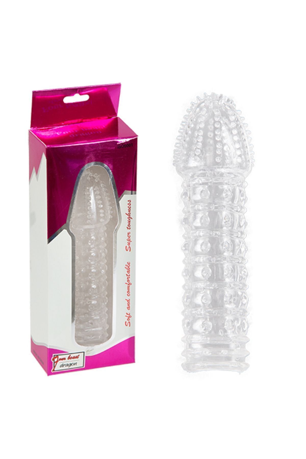 Tırtıklı Uyarıcı Yapıda Silikon Prezervatif Penis Kılıfı Tırtıklı Uyarıcı Yapıda Silikon Prezervatif Penis Kılıfı