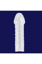Tırtıklı Uyarıcı Yapıda Silikon Prezervatif Penis Kılıfı