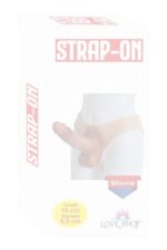 STRAP-ON GİYİLEBİLİR İÇİ DOLU- GİYİLEBİLİR SİLİKON PENİS UZUNLUĞU 24 CM, 4,5 CM GENİŞLİKTE KULLANILABİLİR BOYU 19 CM