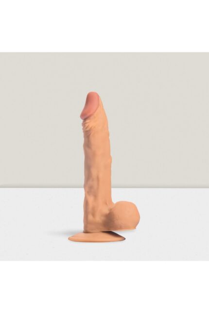 OWEN Realistik Penis Dildo – 25 cm Uzunluk – Açık Ten Rengi – Yüksek Vantuz Özellikli – 475 gr