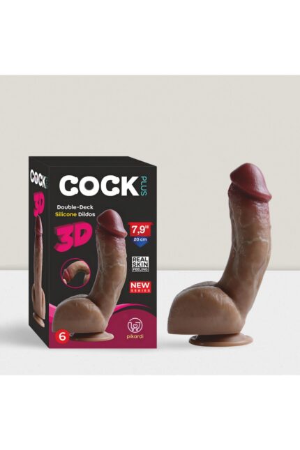Cock Plus DildoÇift Katman Özel Damar Doku İle Kıkırdaklı Şekil Verilen Gerçekçi Kaliteli Vantuzlu Silikon Malzeme Özel El Işçiliği Ile Yapılan Damar Dokusu