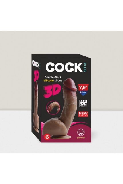 Cock Plus DildoÇift Katman Özel Damar Doku İle Kıkırdaklı Şekil Verilen Gerçekçi Kaliteli Vantuzlu Silikon Malzeme Özel El Işçiliği Ile Yapılan Damar Dokusu