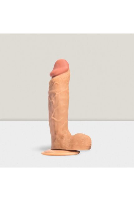 Jason’s Dildo / Realistik Penis Dildo – 24 cm Uzunluk – Açık Ten Rengi – Yüksek Vantuzlu – Lüks & Cilt Dostu 550 gr