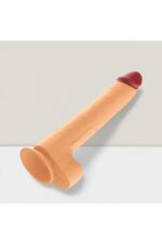 Realistik Penis Vibratör 19 cm Açık Ten Rengi 12 Titreşim Modu Yüksek Vantuzlu 360 Derece Rotasyon Isıtmalı