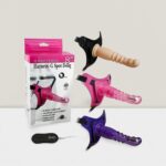 Belden Bağlamalı Mavi Renkte 10 Farklı Titreşim Modunda Silikon Dildo