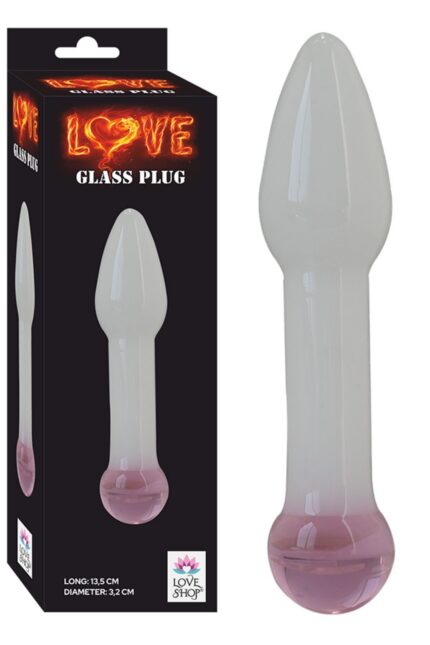 Cam Anal Plug – Cilt Dostu – Özel Tasarım – Kolay Temizlenebilir – Uzunluk 13.5 cm 3,2 Çap