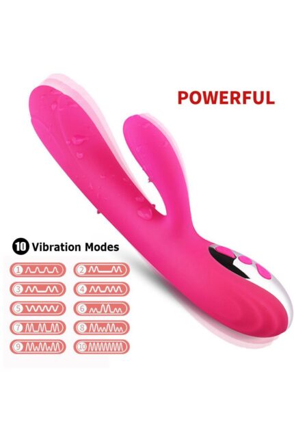 Isıtmalı Sessiz Pembe G Noktası Tavşan Vibratör – Yüksek Kalite USB Şarjlı
