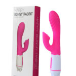Sessiz USB Şarjlı Klitoris Uyarıcı Tavşan Vibratör – 19 cm – Mor 36 Mod Titreşim