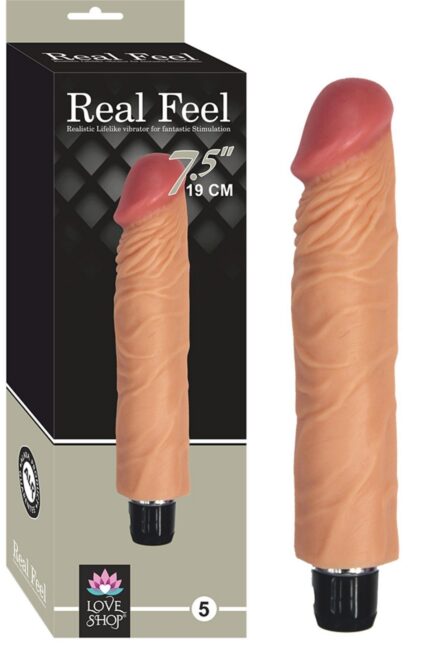 Titreşimli Damarlı Vibratör Dildo – Realistik Dokular, 19 cm Ten Hassasiyetinde Realistik