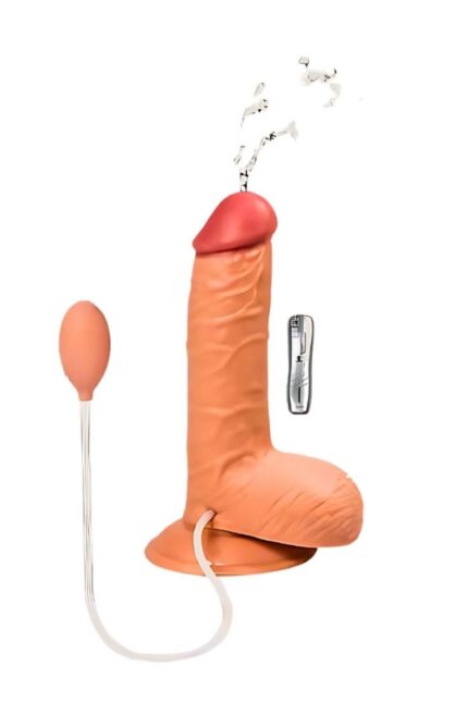 Caden’s 19cm Su Fışkı rtmalı Realistik Penis – Pompa lı, Kaliteli TPE