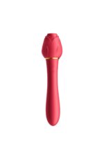 Kırmızı 12 Fonksiyon Emme Özellikli (Anal Vajinal ) Kullanım Özel Vibratör-USB Şarj -20 Titreşim Mod