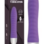 Klitoris Uyarıcılı Vajinal ve Anal Kullanım Mor Mini Vibratör – Hazzın Özel Tasarımı