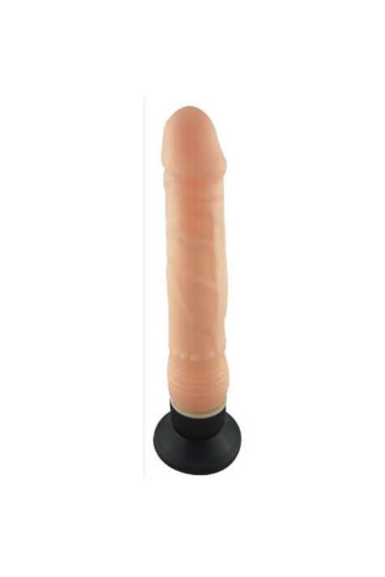 Realistik Dildo – Damarlı Yapı, Güçlü Vantuz Titreşimli-18 cm