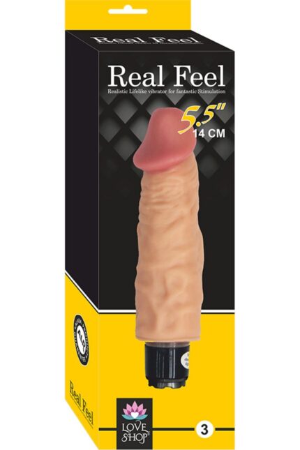 Açık Ten Renkli Titreşimli Dildo – Esnek Yapı, Hassas Doku