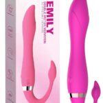 % 100 Slikon USB Şarj 36 Fonksiyon Titreşim 2 Motorlu 20 CM Klitoris Uyarıcılı
