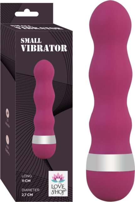 Pembe Realistik Masaj Mini Vibratör Penis Boğumlu