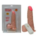 Özel Tasarım Gerçekçi Vantuzlu Titreşimli Testisli Dildo Vibratör – 21.5 cm Uzunluk, Esnek Yapı,